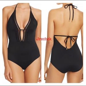 NWT Halter One Piece Bathing Suit Swimsuit